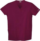 Cherokee Women's Snap Front Scrub Top