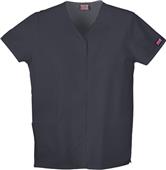Cherokee Women's Snap Front Scrub Top