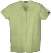 Cherokee Women's Snap Front Scrub Top