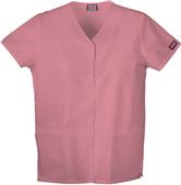 Cherokee Women's Snap Front Scrub Top