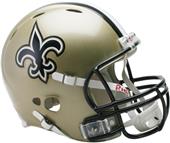 NFL Saints On-Field Full Size Helmet (Revolution)