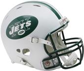 NFL Jets On-Field Full Size Helmet -Revolution