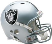 NFL Raiders On-Field Full Size Helmet (Revolution)