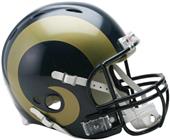 NFL Rams On-Field Full Size Helmet (Revolution)