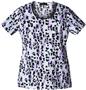 Baby Phat Womens Go Cat Go! Scrubs Top