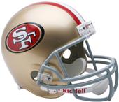 NFL 49ers Deluxe Replica Full Size Helmet NFL 49ers Deluxe Replica Full Size Helmet