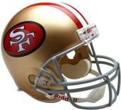 NFL 49ers (64-95) Replica Full Size Helmet (TB) NFL 49ers (64-95) Replica Full Size Helmet (TB)