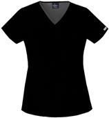 Baby Phat Womens The Top Scrubs Mock Wrap Top