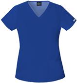 Baby Phat Womens The Top Scrubs Mock Wrap Top