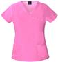 Baby Phat Womens The Top Scrubs Mock Wrap Top