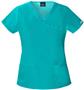 Baby Phat Womens The Top Scrubs Mock Wrap Top