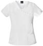 Baby Phat Womens The Top Scrubs Mock Wrap Top