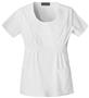 Baby Phat Women's Scoop Neck Scrubs Top