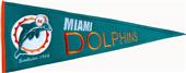 Winning Streak NFL Dolphins Throwback Pennant Winning Streak NFL Dolphins Throwback Pennant