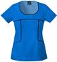 Baby Phat Women's Scoop Neck Scrubs Top