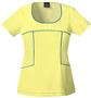 Baby Phat Women's Scoop Neck Scrubs Top