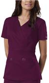 Cherokee Women's Mock Wrap Scrub Tops