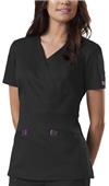 Cherokee Women's Mock Wrap Scrub Tops