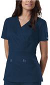 Cherokee Women's Mock Wrap Scrub Tops