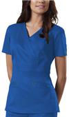 Cherokee Women's Mock Wrap Scrub Tops
