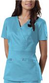 Cherokee Women's Mock Wrap Scrub Tops