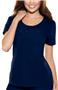 Baby Phat Women's Round Neck Scrubs Top