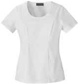 Baby Phat Women's Round Neck Scrubs Top
