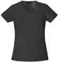 Baby Phat Women's Mock Wrap Scrubs Top