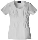Baby Phat Women's Round Neck Scrubs Top