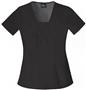 Baby Phat Women's Square Neck Scrubs Top