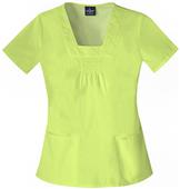 Baby Phat Women's Square Neck Scrubs Top