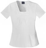 Baby Phat Women's Square Neck Scrubs Top