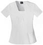 Baby Phat Women's Square Neck Scrubs Top