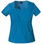 Baby Phat Women's Burn-Out Scrubs Top
