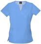Baby Phat Women's Mock Wrap Scrubs Top