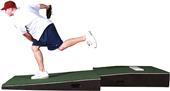 Promounds 2 Piece Pro Baseball Mound w/Green Turf Promounds 2 Piece Pro Baseball Mound w/Green Turf