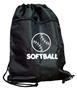 SOFTBALL DRAWSTRING BACKPACK softball bag