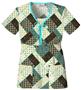 Skechers Women's Empire Waist Scrub Top