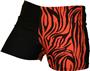 Gem Gear 4 Panel Orange Zebra Compression Shorts