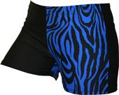 Gem Gear 4 Panel Royal Zebra Compression Shorts