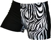 Gem Gear 4 Panel Black and White Zebra Shorts Gem Gear 4 Panel Black and White Zebra Shorts