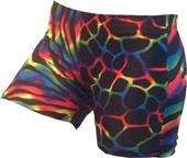 Gem Gear 4 Panel Zebra/Giraffe Tie Dye Shorts