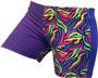Gem Gear 4 Panel Purple Neon Electro Brite Shorts