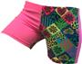 Gem Gear 4 Panel Pink Neon Checked Out Shorts