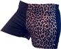 Gem Gear 4 Panel Brown Leopard Compression Shorts
