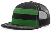 Richardson 162 Striped Trucker Flatbill Cap Richardson 162 Striped Trucker Flatbill Cap