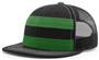 Richardson Adjustable Striped Mesh Back Cap