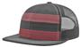 Richardson Adjustable Striped Mesh Back Cap