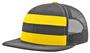 Richardson Adjustable Striped Mesh Back Cap