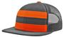 Richardson Adjustable Striped Mesh Back Cap